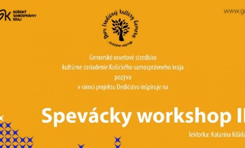 SPEVÁCKY WORKSHOP II. v Gemerskom osvetovom stredisku